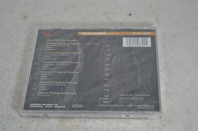 Palestrina Music For Holy Saturday CD Musica Contexta Chandos Early Music - Chorlton Analogue