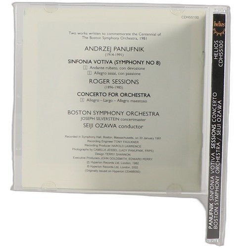 Panufnik - Sinfonia Votiva (Symphony No 8) / Concerto For Orchestra - CD - Chorlton Analogue