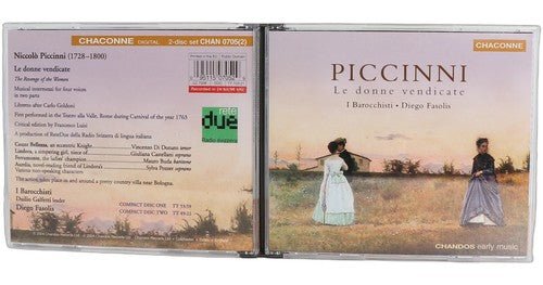Piccinni - Le donne vindicate - 2xCD - Chaconne - I Barocchini - Diego Fasola - Chorlton Analogue