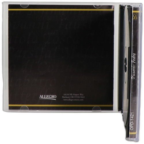 Pizzetti - Fedra - Box Set 2 CDs - Opera D'Oro - 2005 - Chorlton Analogue