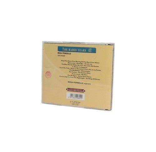 Ponselle - Light on Radio - CD - The Radio Years - 1996 - Chorlton Analogue