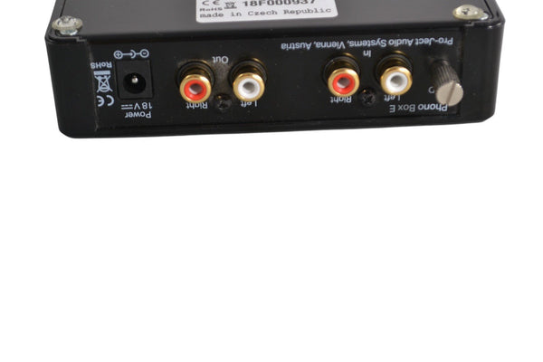 Pro - Ject Phono Box E, Hi - Fi Moving Magnet Phono Stage (Black) - Chorlton Analogue