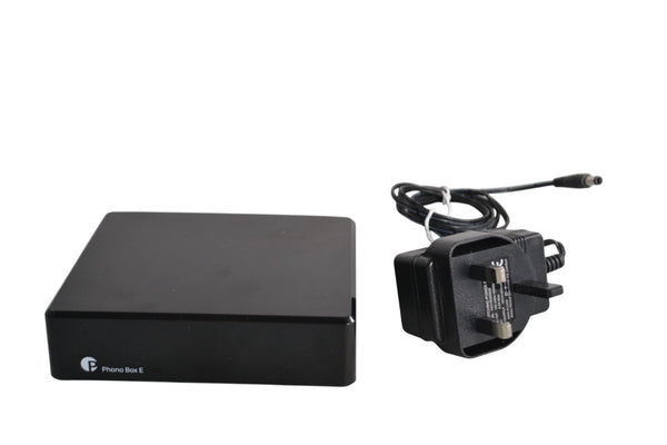Pro - Ject Phono Box E, Hi - Fi Moving Magnet Phono Stage (Black) - Chorlton Analogue