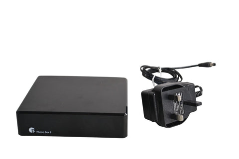Pro - Ject Phono Box E, Hi - Fi Moving Magnet Phono Stage (Black) - Chorlton Analogue