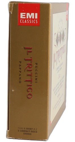 Puccini - Il Trittico: Il Tabarro - Suor Angelica - Gianni - Box Set 3 CDs - Chorlton Analogue