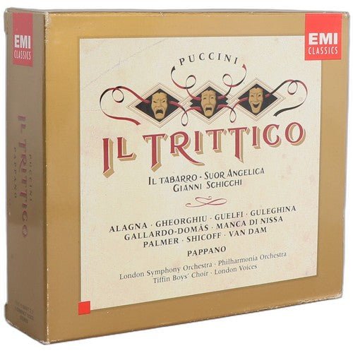 Puccini - Il Trittico: Il Tabarro - Suor Angelica - Gianni - Box Set 3 CDs - Chorlton Analogue