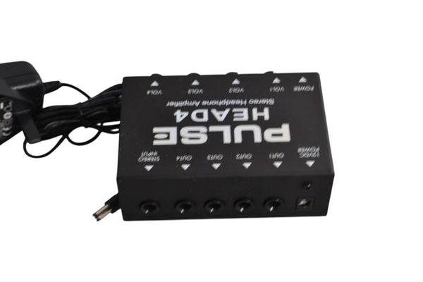 Pulse Head4 4 Way Headphone Amplifier with Individual Volume Controls - Chorlton Analogue