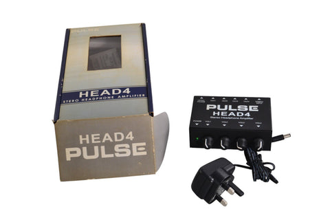 Pulse Head4 4 Way Headphone Amplifier with Individual Volume Controls - Chorlton Analogue