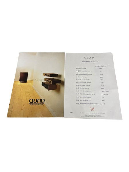 Quad 34 405 Series Colour Brochure - Chorlton Analogue