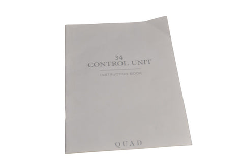 Quad 34 Instruction Manual - Chorlton Analogue