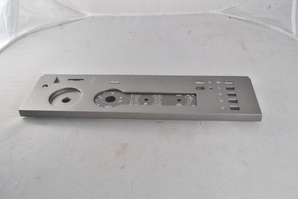 Quad 44 Front Panel Faceplate Cover Grey Charcoal - Chorlton Analogue