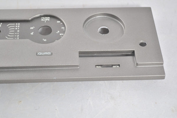 Quad 44 Front Panel Faceplate Cover Grey Charcoal - Chorlton Analogue