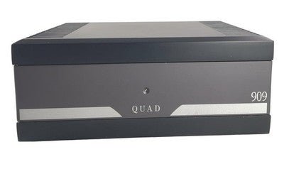 Quad 909 Power Amplifier Black Hi - Fi Audio High Fidelity Performance - Chorlton Analogue
