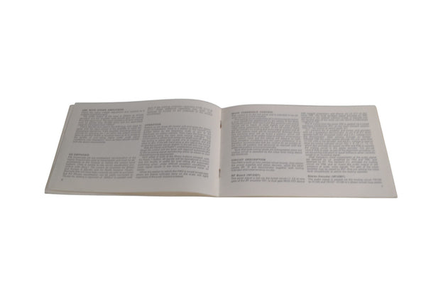 Quad FM 3 Tuner Instruction Booklet Manual 1975 - Chorlton Analogue