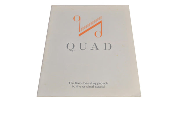 Quad Hifi Brochure ESL 66 606 44 FM4 History of Quad - Chorlton Analogue