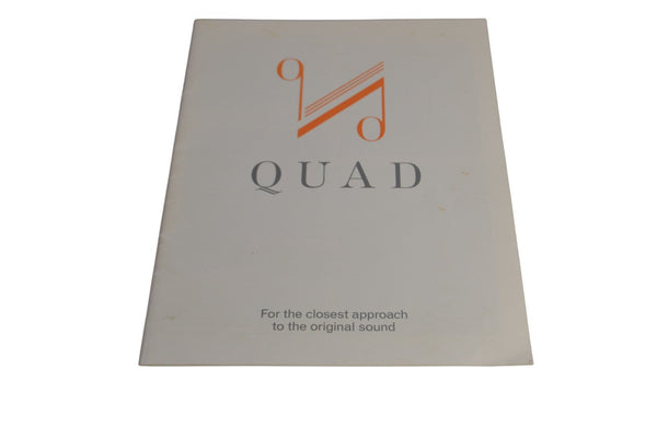 Quad Hifi Brochure ESL 66 606 44 FM4 History of Quad - Chorlton Analogue