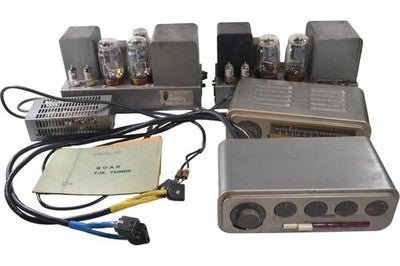 Quad II Amplifiers 22 Control Unit FM1 Multiplex Decoder Vintage Audio Equipment - Chorlton Analogue