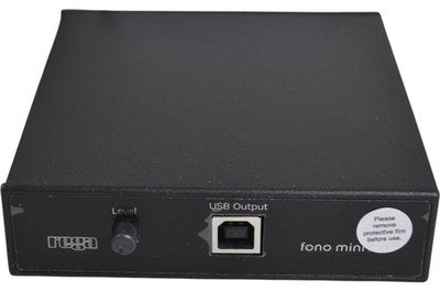 Rega Fono Mini A2D Phono Preamp USB Output Black 230V UK - Chorlton Analogue