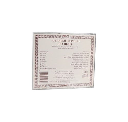 Respighi - Lucrezia - CD - Bongiovanni - 2000 - Chorlton Analogue