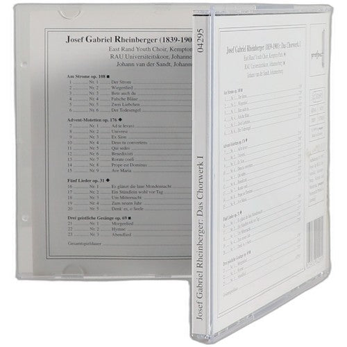Rheinberger - Das Chorwerk I (Chorwerke I) - CD - prospect - 1996 - Chorlton Analogue