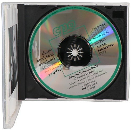 Rolle - Christmas Oratorio - CD - cpo - 1997 - Chorlton Analogue