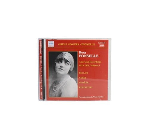 Rosa Ponselle - American Recordings 1923-1929, Vol. 4 CD - Chorlton Analogue
