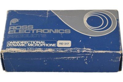 Ross Electronics RE - 317 Omnidirectional Dynamic Microphone 5000 ohms - Chorlton Analogue