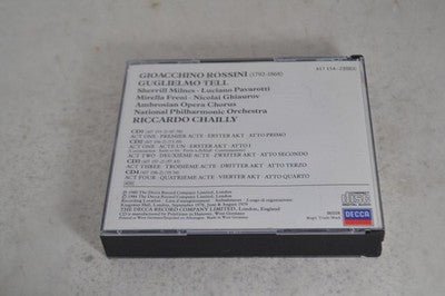 Rossini Guglielmo Tell 4CD Box Set Milnes Pavarotti Freni Decca - Chorlton Analogue