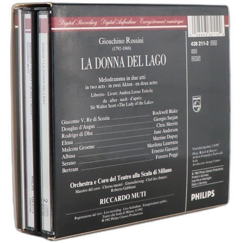 Rossini - La Donna Del Lago - Box Set 2 CDs - Philips Classics - 1992 - Chorlton Analogue