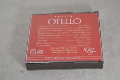 Rossini Otello Opera CD Philharmonia Orchestra David Parry Conducts - Chorlton Analogue
