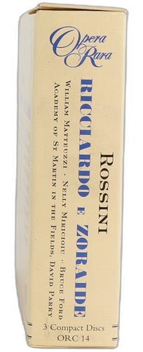 Rossini - Ricciardo e Zoraide - Box Set 3 CDs - Opera Rara - 1996 - Chorlton Analogue
