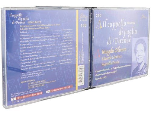 Rota - Il Cappello Di Paglia Di Firenze - Box Set 2 CDs - Gala (8) - 1999 - Chorlton Analogue