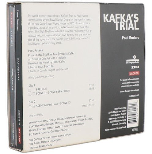 Ruders - Kafka's Trial - Box Set 2 CDs - Dacapo (4) - 2006 - Chorlton Analogue