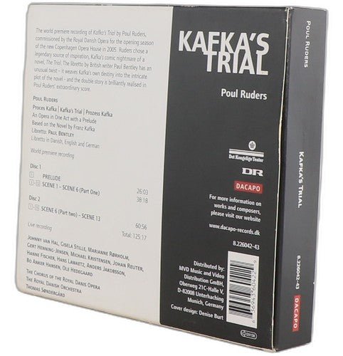 Ruders - Kafka's Trial - Box Set 2 CDs - Dacapo (4) - 2006 - Chorlton Analogue