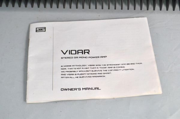 Schiit Vidar Power Amplifier Original Boxed - Chorlton Analogue