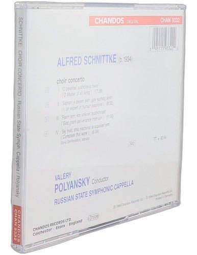 Schnittke - Choir Concerto - CD - Chandos - 1994 - Valery Polyansky - Chorlton Analogue