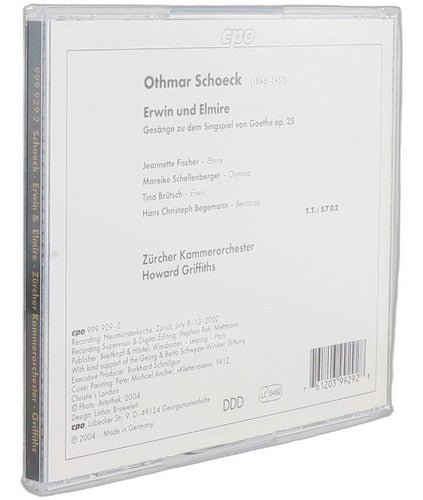 Schoeck - Erwin und Elmire, Op. 25 - CD - CPO - 2005 - Chorlton Analogue