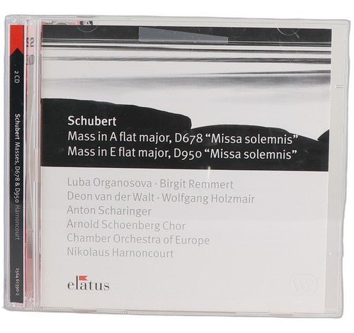 Schubert - Missa Solemnis – Mass in A flat major, D678 - Box Set 2 CDs - Chorlton Analogue
