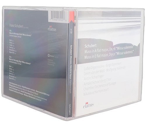 Schubert - Missa Solemnis – Mass in A flat major, D678 - Box Set 2 CDs - Chorlton Analogue