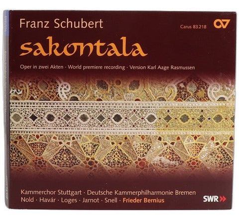 Schubert - Sakontala - Box Set 2 CDs - Carus - 2008 - Chorlton Analogue