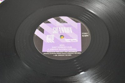 Shannon Sweet Somebody Vinyl Record 1984 Special Extended Version JABX3 - Chorlton Analogue