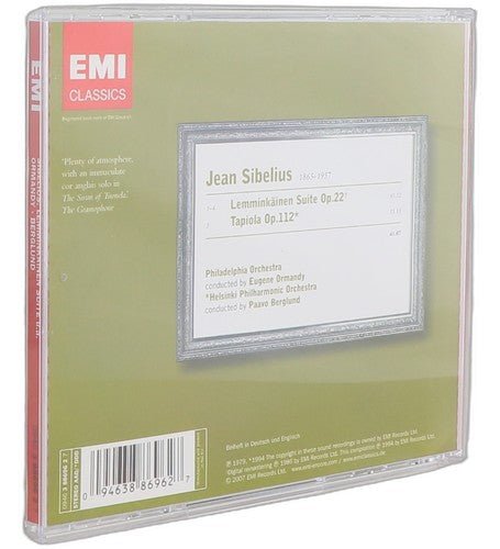 Sibelius - Lemminkäinen Suite · Tapiola - CD - EMI Classics - 2007 - Chorlton Analogue