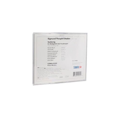 Sigmund Theophil Staden / I Ciarlatani / Klaus Winkler (2) - Seelewig CD 2003 - Chorlton Analogue