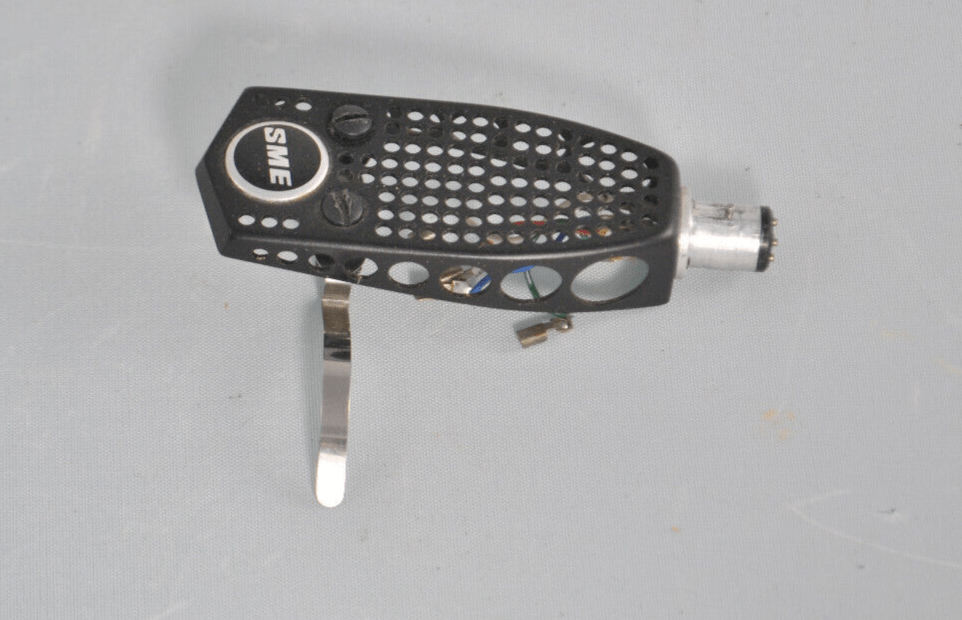 SME 3009 Headshell and Fingerlift Original Raised Logo Type with SME Badge - Chorlton Analogue