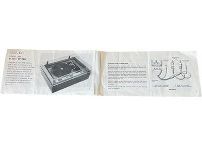 SME 3009 Instruction Manual Book Leaflet Series II Early - Chorlton Analogue