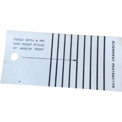 SME 3009 Series II Cartridge Alignment Protractor Sound Calibration Tool - Chorlton Analogue
