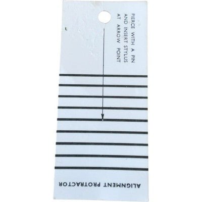SME 3009 Series II Cartridge Alignment Protractor Sound Calibration Tool - Chorlton Analogue