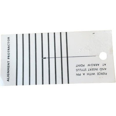 SME 3009 Series II Cartridge Alignment Protractor Sound Calibration Tool - Chorlton Analogue