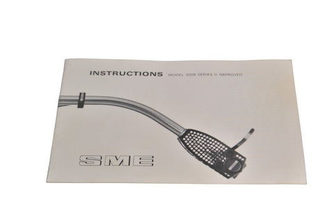 SME 3009 Series II Improved Instruction Manual - Chorlton Analogue