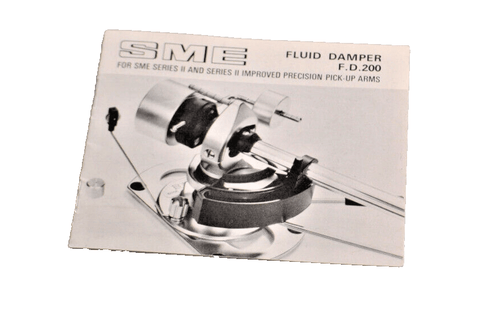 SME FD200 Fluid Damping Kit Manual - Chorlton Analogue